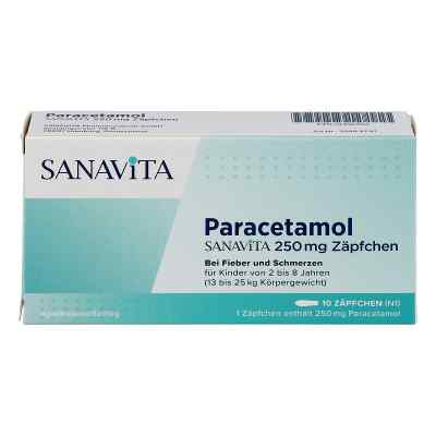 Paracetamol Sanavita 250 mg Zäpfchen bei apo-discounter.de bestellen