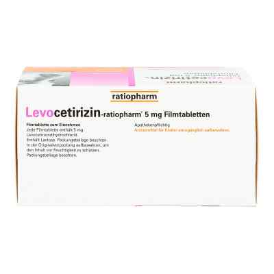 Levocetirizin-ratiopharm 5 mg Filmtabletten bei apo-discounter.de bestellen