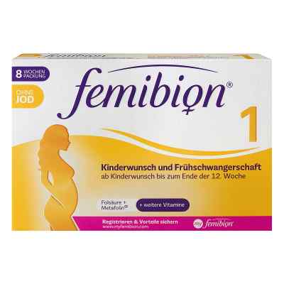 Femibion 1 Kinderwunsch+frühschwangers.o.jod Tabletten bei apo-discounter.de bestellen