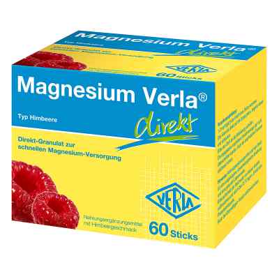 Magnesium Verla direkt Granulat Himbeere 60 stk von Verla-Pharm Arzneimittel GmbH & PZN 15201141