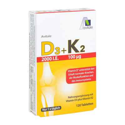 Vitamin D3+K2 2000 internationale Einheiten bei apo-discounter.de bestellen