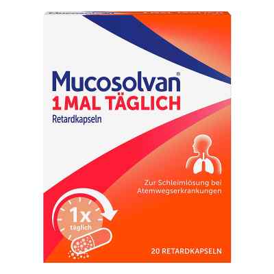 Mucosolvan 1mal täglich Retardkapseln bei verschleimten Husten 20 stk von Sanofi-Aventis Deutschland GmbH PZN 15210909