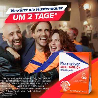 Mucosolvan 1mal täglich Retardkapseln bei verschleimten Husten bei apo-discounter.de bestellen