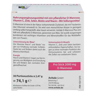D-Mannose Plus 2000 mg mit Vitamine und Mineralstoffe Sticks bei apo-discounter.de bestellen