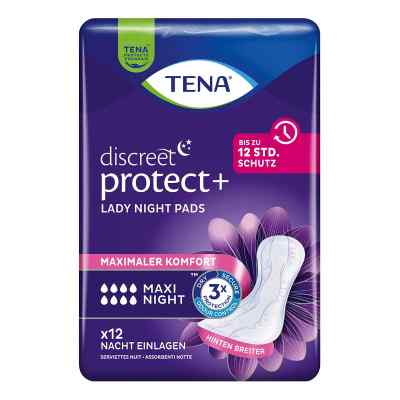 Tena Lady Discreet Einlagen maxi night 12 stk von Essity Germany GmbH PZN 15246379