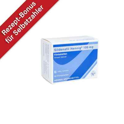 Sildenafil Hennig 100 mg Filmtabletten 60 stk von Hennig Arzneimittel GmbH & Co. K PZN 15246468