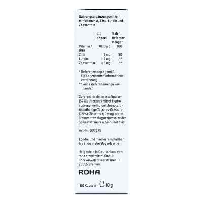 Sanhelios Augenwohl Vitamin A plus Lutein Kapseln bei apo-discounter.de bestellen