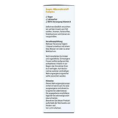Sanhelios Augenwohl Vitamin A plus Lutein Kapseln bei apo-discounter.de bestellen