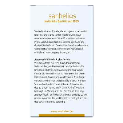 Sanhelios Augenwohl Vitamin A plus Lutein Kapseln bei apo-discounter.de bestellen
