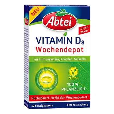 Abtei Vitamin D3 2.800 I.e. pflanzlich Kapseln bei apo-discounter.de bestellen