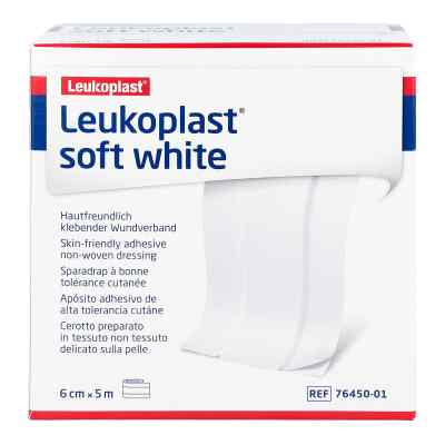 Leukoplast soft white Pflaster 6 cm x5 m Rolle bei apo-discounter.de bestellen