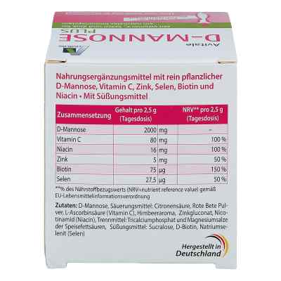 D-mannose Plus 2000 mg mit Vit.u.Mineralstoffe Pulv. bei apo-discounter.de bestellen