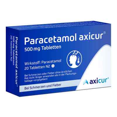 Paracetamol axicur 500 mg Tabletten bei apo-discounter.de bestellen