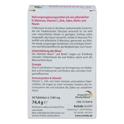 D-Mannose Plus 2000 mg Tabletten mit Vitamine und Mineralstoffe bei apo-discounter.de bestellen