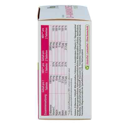 D-Mannose Plus 2000 mg Tabletten mit Vitamine und Mineralstoffe bei apo-discounter.de bestellen