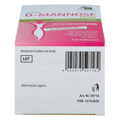 D-Mannose Plus 2000 mg Tabletten mit Vitamine und Mineralstoffe bei apo-discounter.de bestellen