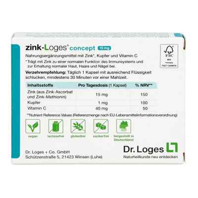 Zink-Loges concept 15 mg Kapseln bei apo-discounter.de bestellen