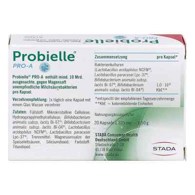 Probielle Pro-a Kapseln bei apo-discounter.de bestellen