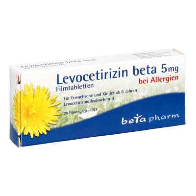 Levocetirizin beta 5 mg Filmtabletten bei apo-discounter.de bestellen