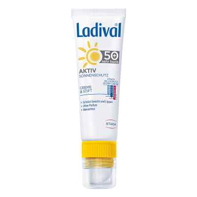Ladival Aktiv Sonnenschutz Gesicht&Lippen Lsf 50+ bei apo-discounter.de bestellen