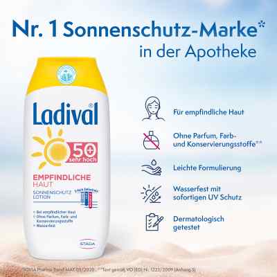 Ladival empfindliche Haut Lotion Lsf 50+ bei apo-discounter.de bestellen