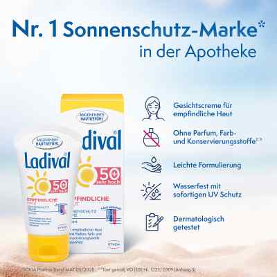 Ladival empfindliche Haut Creme Lsf 50+ bei apo-discounter.de bestellen