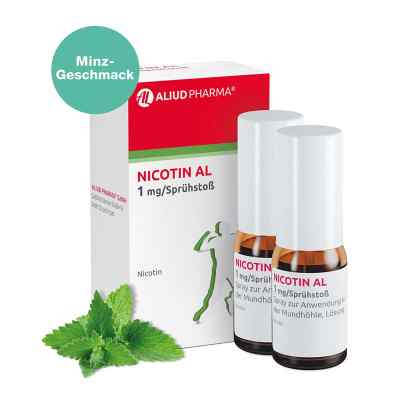 Nicotin Al 1 mg/Sprühstoss Spray zur, zum Anw.i.d.Mundhö. bei apo-discounter.de bestellen