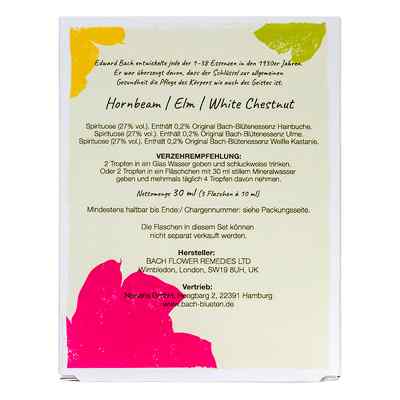 Bachblüten Hornbeam Elm White Chestnut Tropfen bei apo-discounter.de bestellen