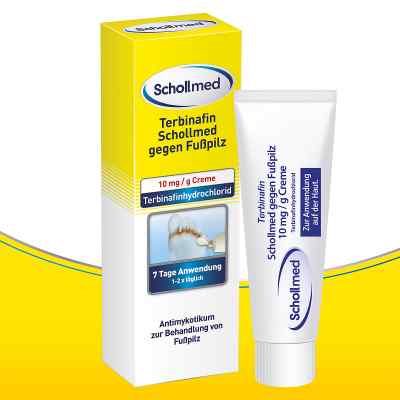 Terbinafin Schollmed gegen Fusspilz 10 mg/g Creme bei apo-discounter.de bestellen