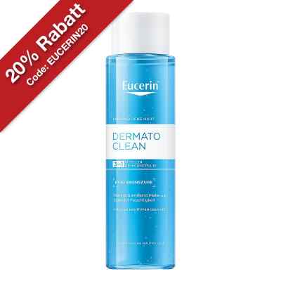 Eucerin DermatoClean Mizellen-Reinigungsfluid 3 in 1 400 ml von Beiersdorf AG Eucerin PZN 16143138