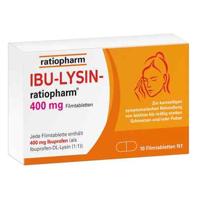 Ibu-lysin-ratiopharm 400 mg Filmtabletten bei apo-discounter.de bestellen