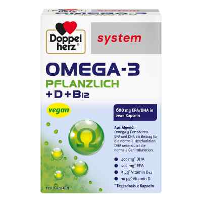 Doppelherz Omega-3 pflanzlich system Kapseln bei apo-discounter.de bestellen