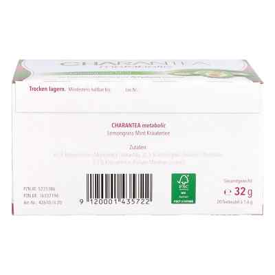 Charantea Teebeutel metabolic Lemon/mint bei apo-discounter.de bestellen
