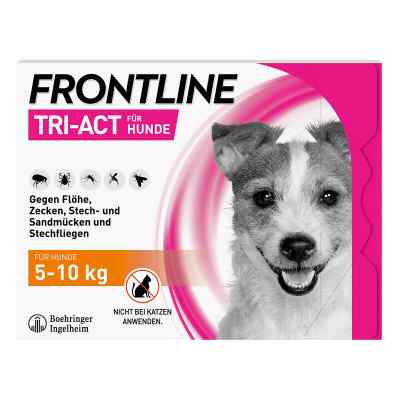 Frontline Tri-Act gegen Zecken, Flöhe und fliegende Insekten bei bei apo-discounter.de bestellen