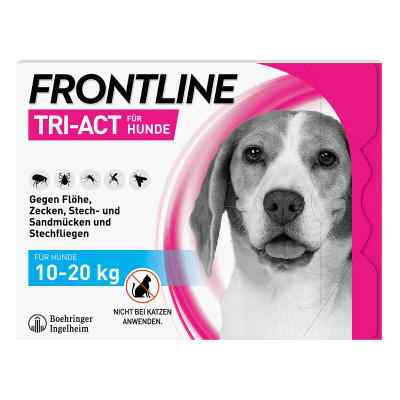 Frontline Tri-Act gegen Zecken, Flöhe und fliegende Insekten bei bei apo-discounter.de bestellen