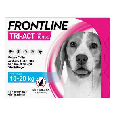 Frontline Tri-Act gegen Zecken, Flöhe bei Hunden (10-20kg) bei apo-discounter.de bestellen