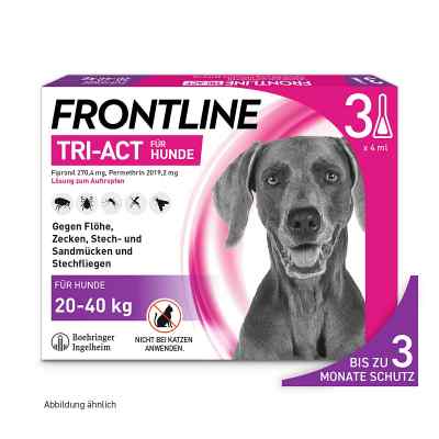 Frontline Tri-Act gegen Zecken, Flöhe bei Hunden (20-40kg) bei apo-discounter.de bestellen