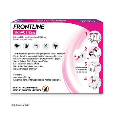 Frontline Tri-Act gegen Zecken, Flöhe bei Hunden (20-40kg) bei apo-discounter.de bestellen