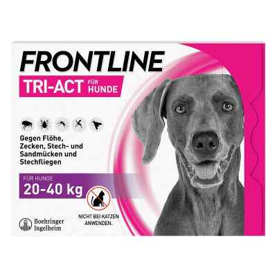 Frontline Tri-Act gegen Zecken, Flöhe bei Hunden (20-40kg) bei apo-discounter.de bestellen