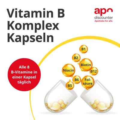 Vitamin B Komplex Kapseln von apo-discounter bei apo-discounter.de bestellen