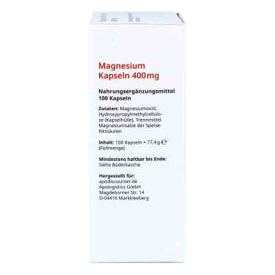 Magnesium Kapseln 400 mg von apo-discounter bei apo-discounter.de bestellen