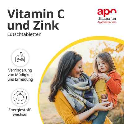 Vitamin C Und Zink Lutschtabletten von apo-discounter bei apo-discounter.de bestellen