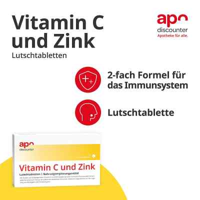 Vitamin C Und Zink Lutschtabletten von apo-discounter bei apo-discounter.de bestellen