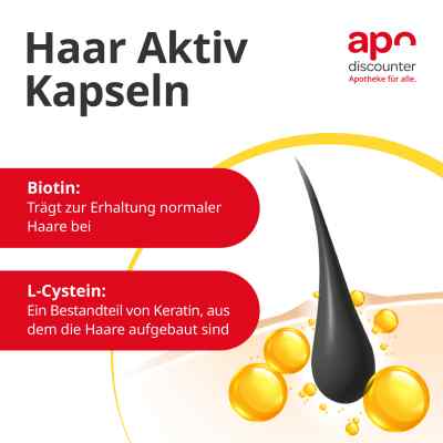 Haar Aktiv Kapseln von apo-discounter bei apo-discounter.de bestellen