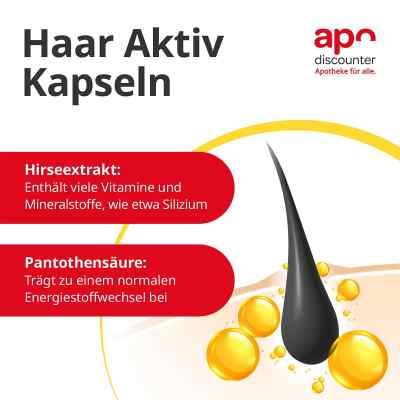 Haar Aktiv Kapseln von apo-discounter bei apo-discounter.de bestellen
