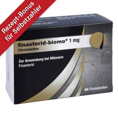 Finasterid-biomo 1 Mg Filmtabletten 84 stk von biomo pharma GmbH PZN 16627327