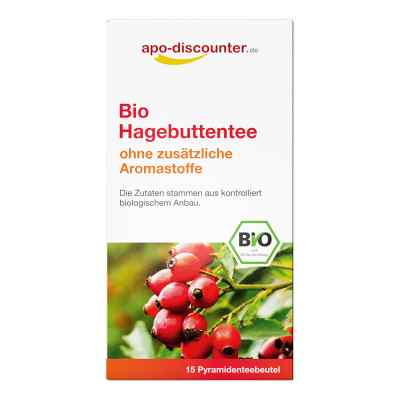 Bio Hagebutten Tee Filterbeutel von apo-discounter bei apo-discounter.de bestellen
