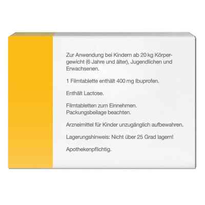 Ibuprofen 400 mg FTA Schmerztabletten von apo-discounter bei apo-discounter.de bestellen