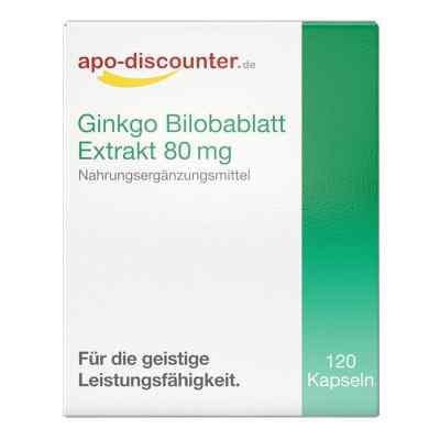Ginkgo Bilobablatt Extrakt 80 mg Kapseln bei apo-discounter.de bestellen