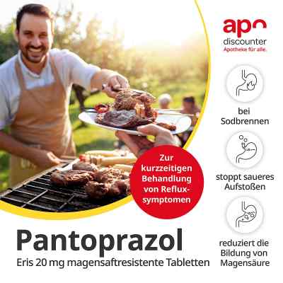 Pantoprazol Eris 20 mg TMR von apo-discounter bei Sodbrennen bei apo-discounter.de bestellen